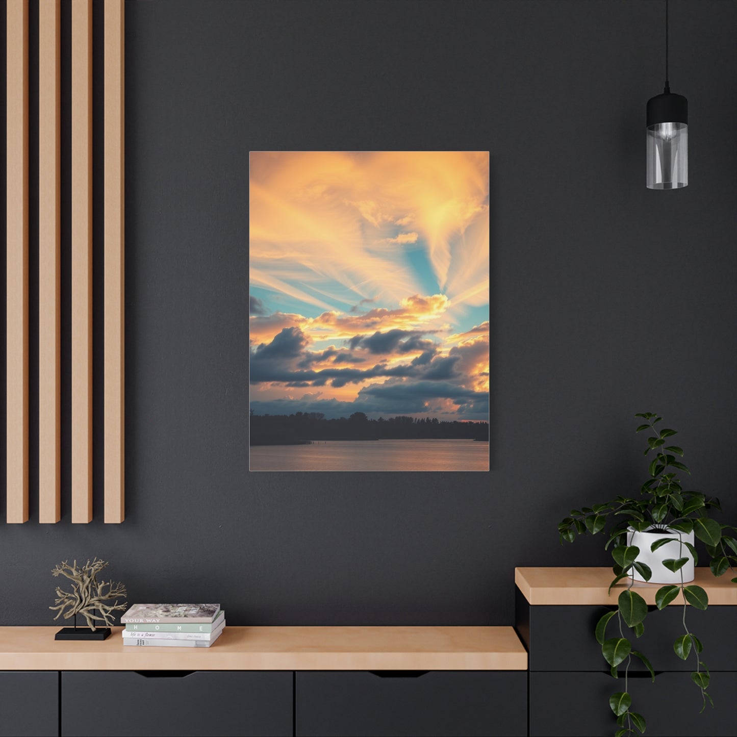 Michigan Sky Media Art Luxury Canvas Wall Art & Canvas Print