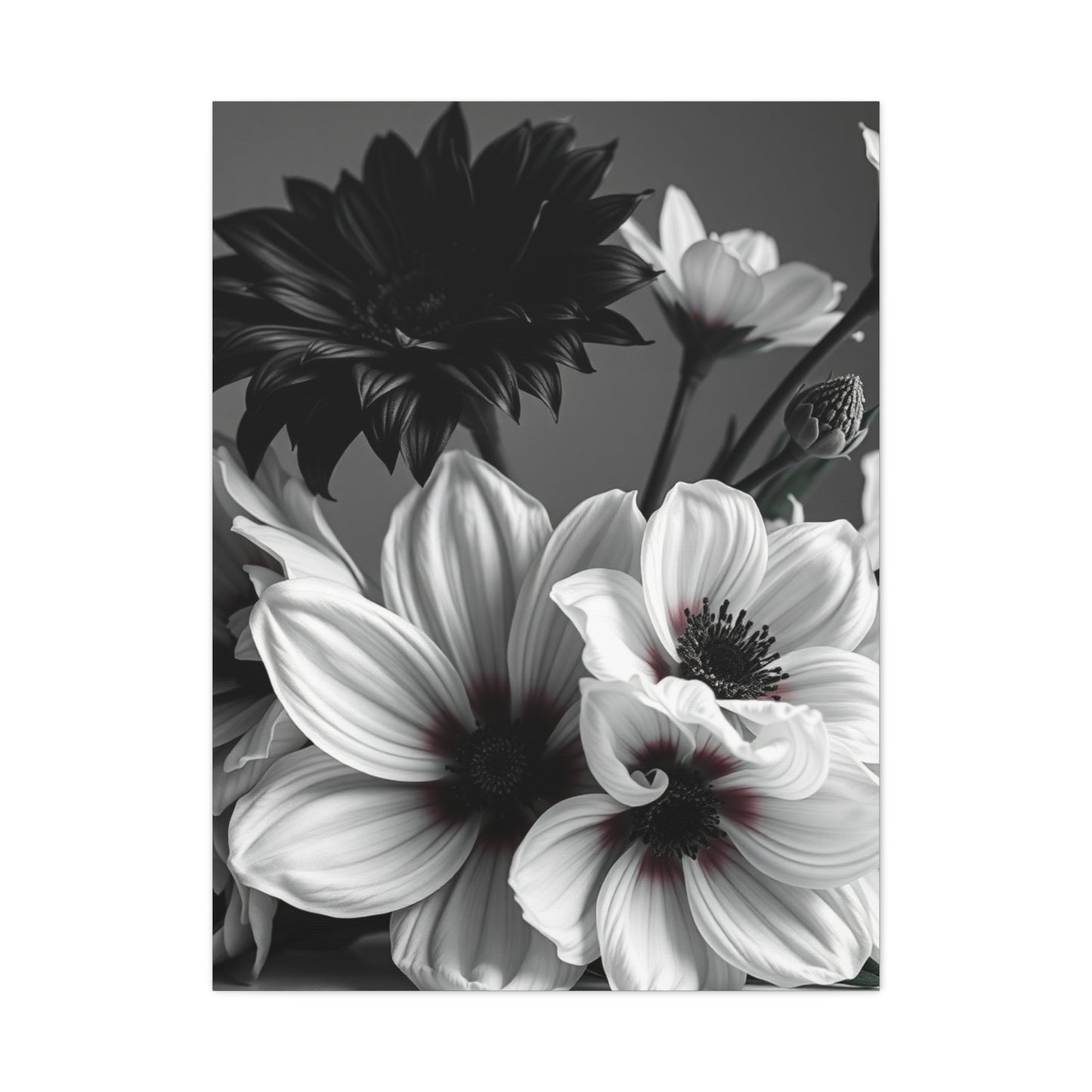 Sable & Alabaster Flora Wall Art & Canvas Print