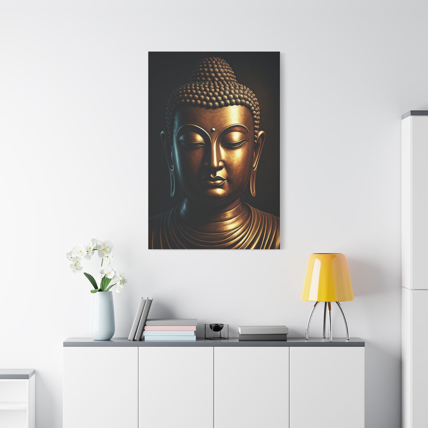 Midnight Glow Buddha Meditation Wall Art & Canvas Prints