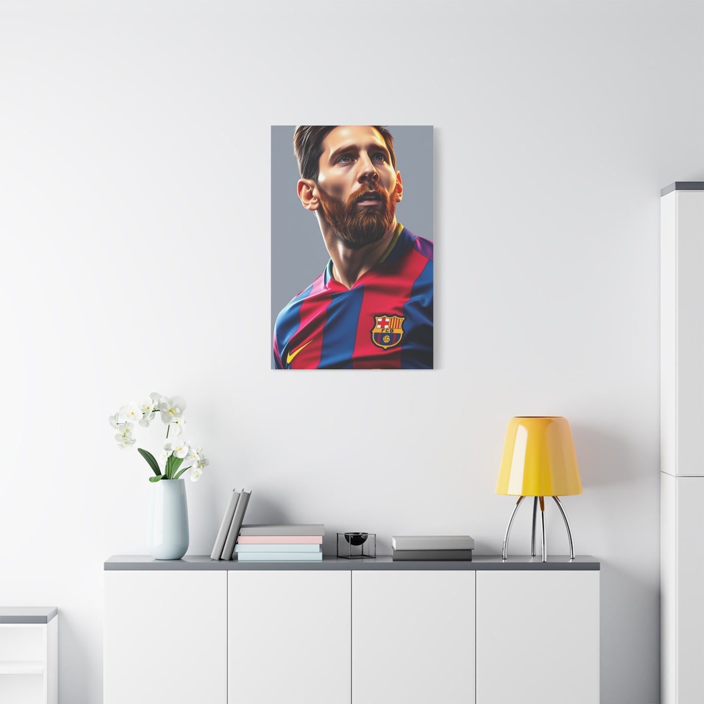 Lionel Messi: Canvas of Elegance Wall Art & Canvas Print