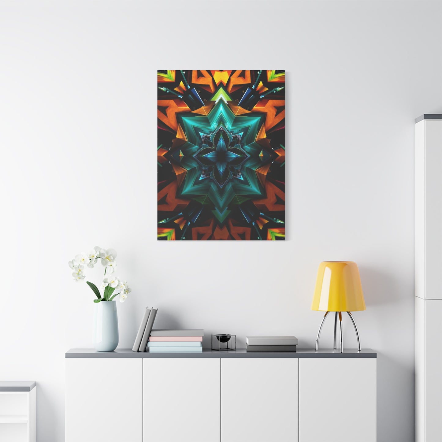 Abstract Geometric Splendor Wall Art & Canvas Print
