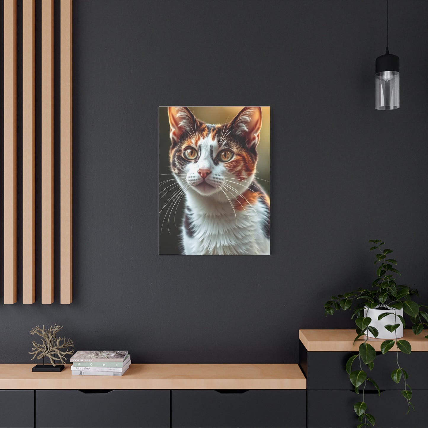 Masterpiece Calico Cat Art Vision Wall Art & Canvas Print