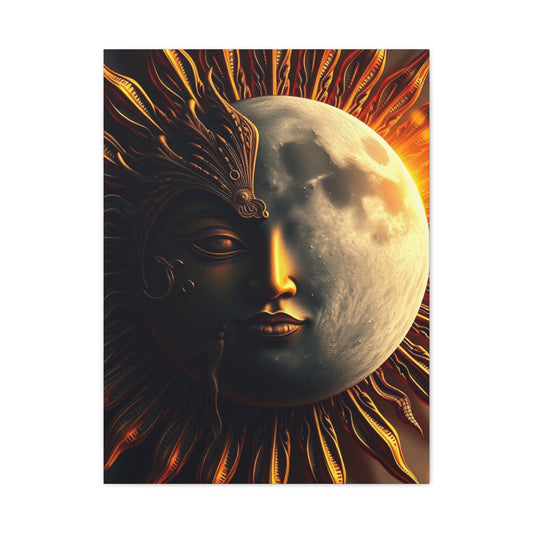 Eclipse Enchantment Artwork wall art & canvas print