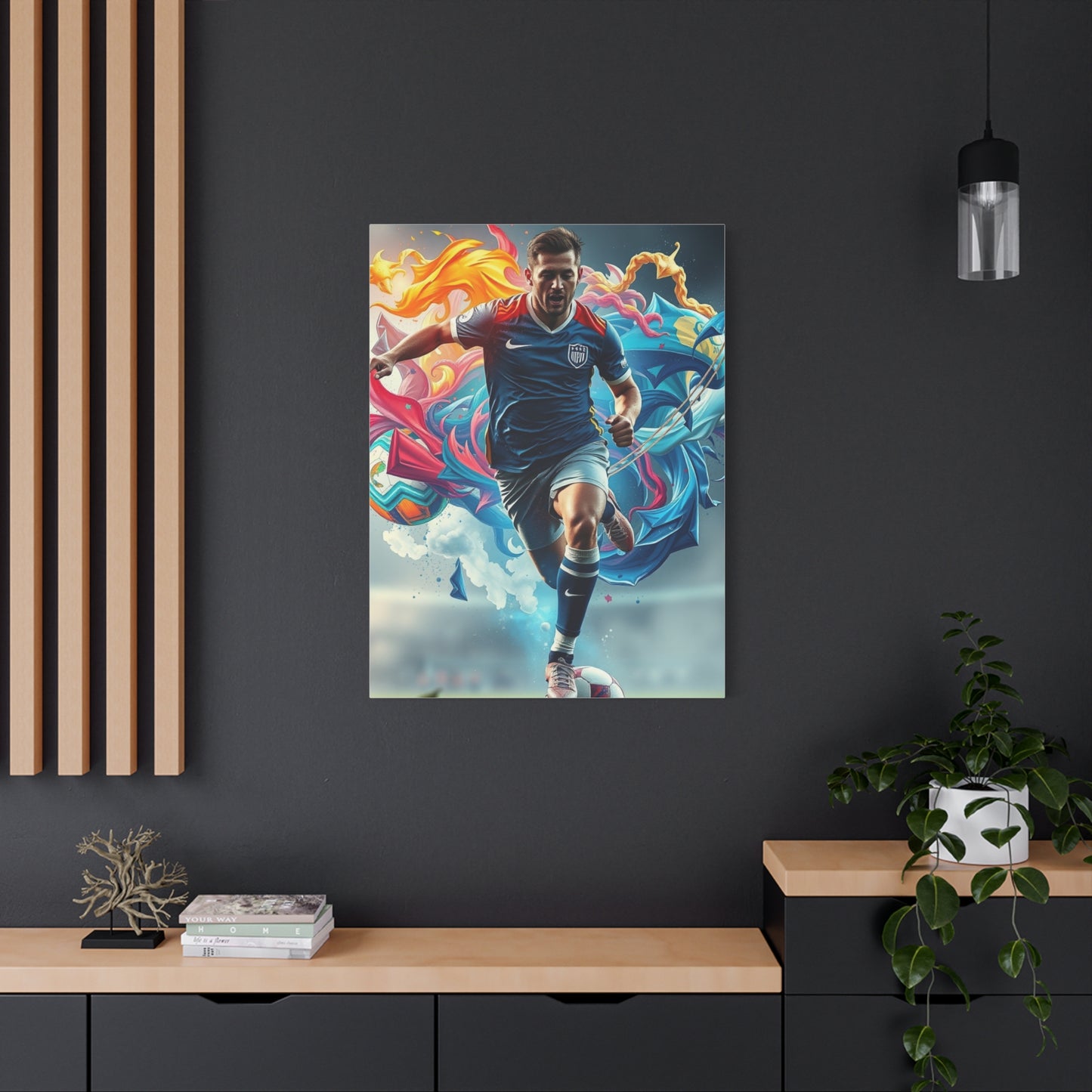 Soccer Art Refined Canvas Wall Art & Canvas Print