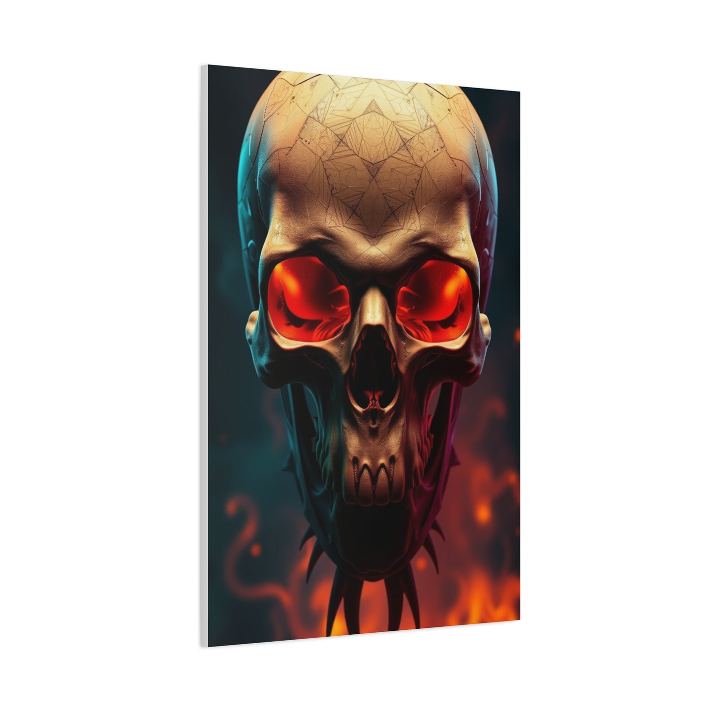 Opulent Skull Aesthetics Wall Art & Canvas Print