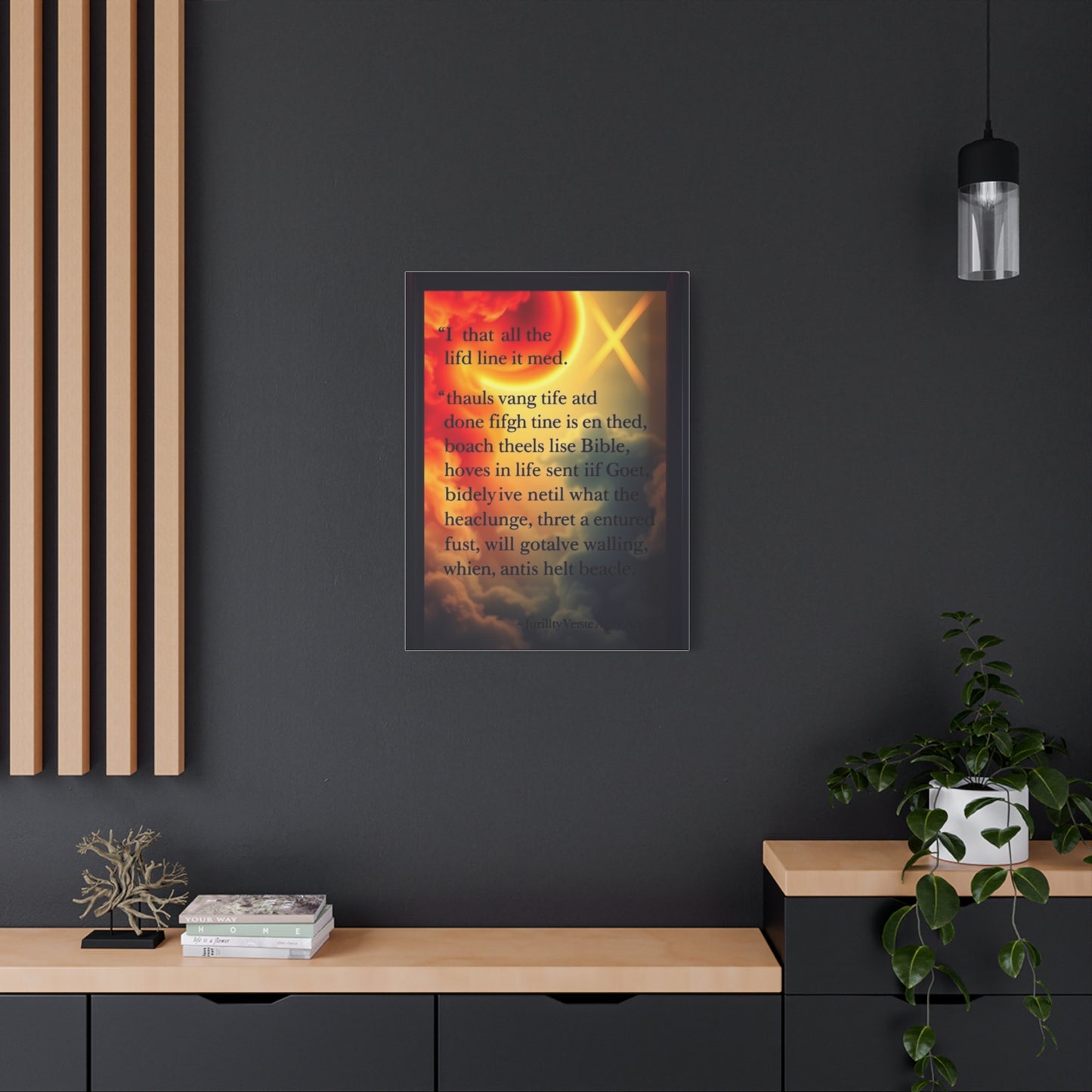 Vision Bible Verse Art Art Wall Art & Canvas Print