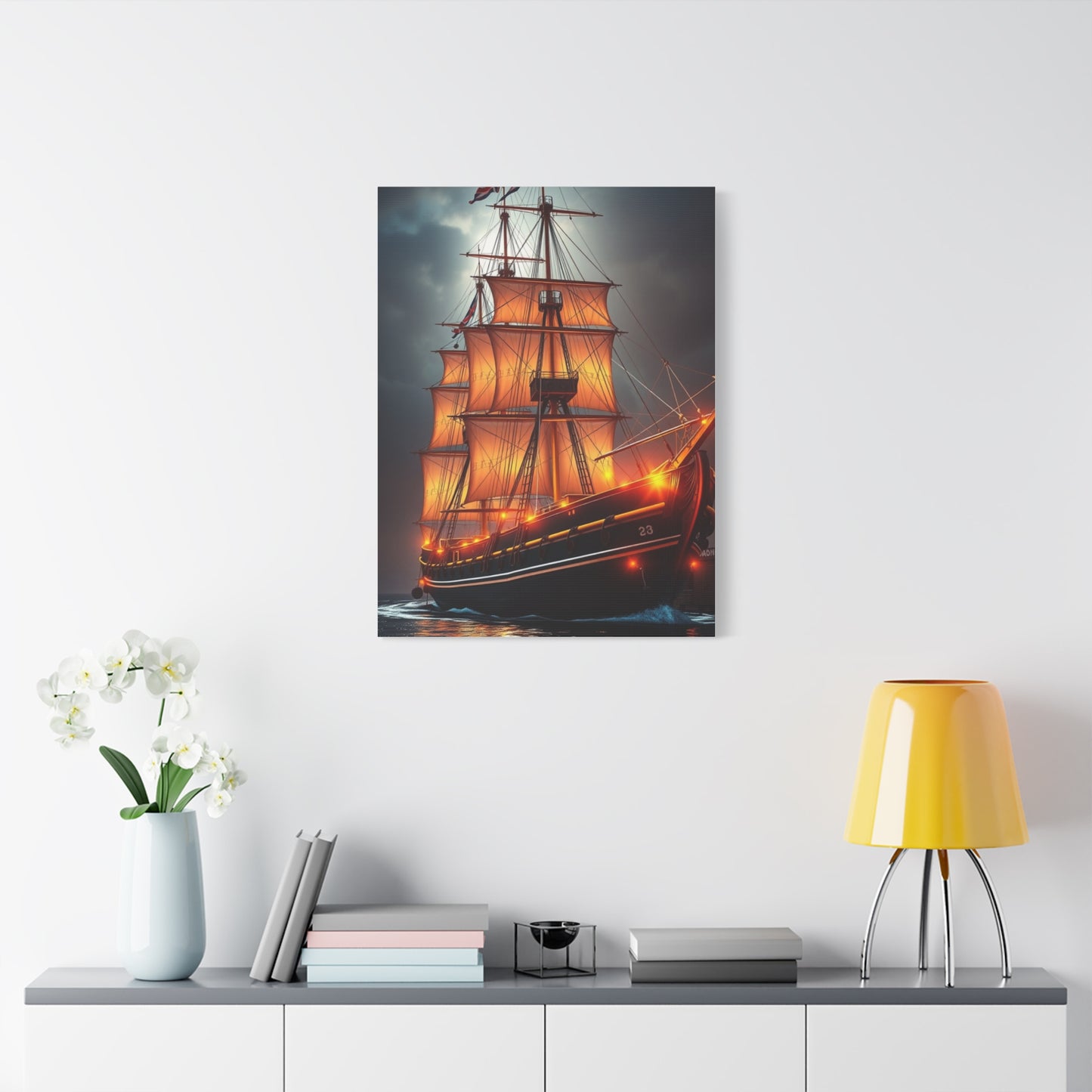 Vision Ship Art Art Wall Art & Canvas Print