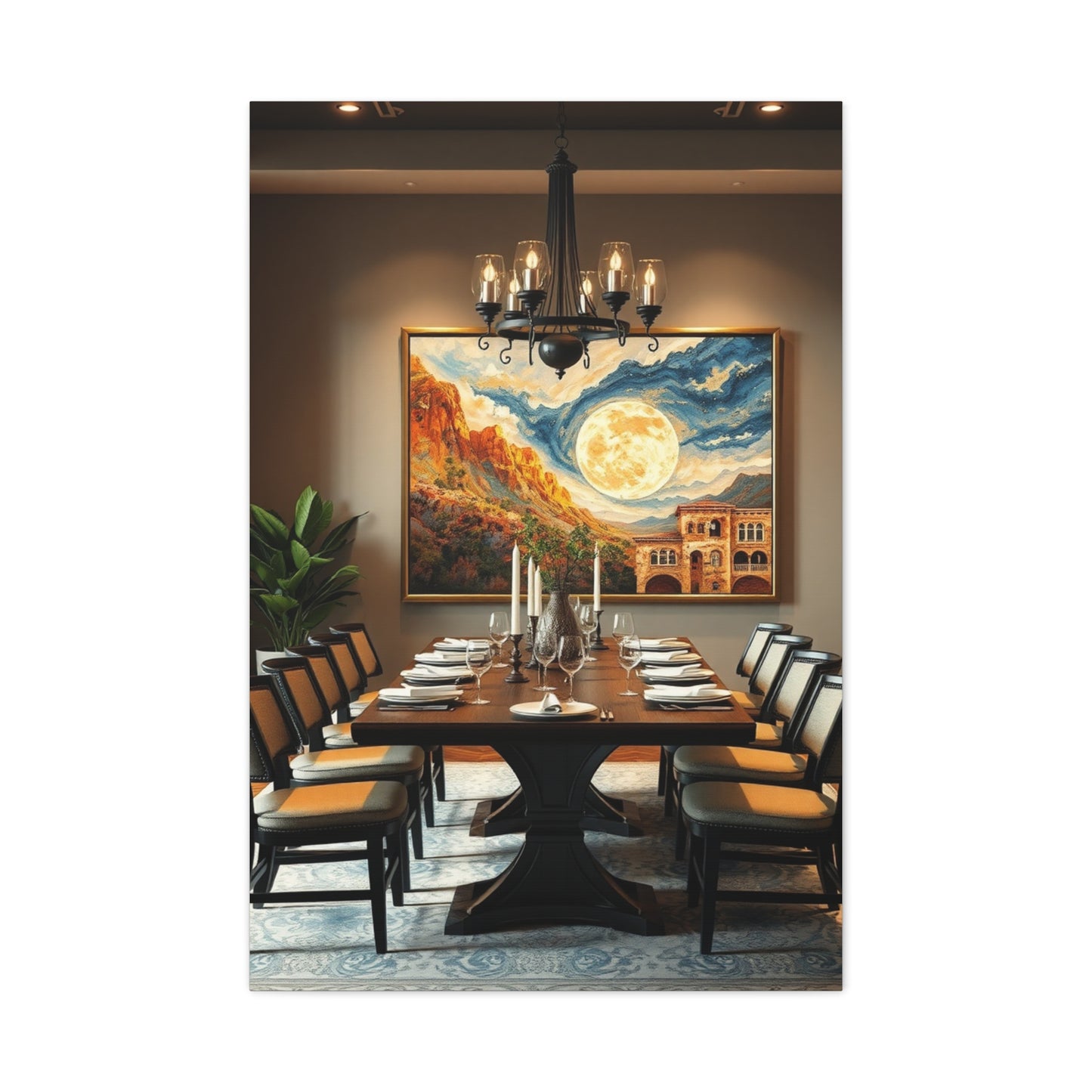 Luxurious Repast Art Piece Wall Art & Canvas Print