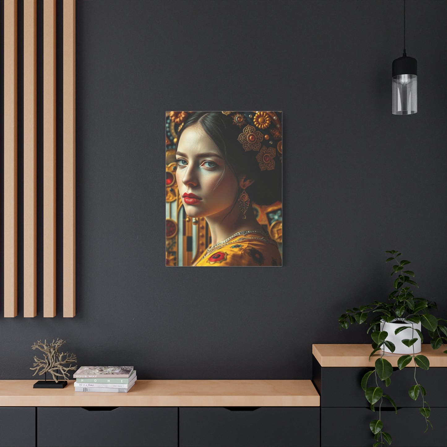 Ethereal Gold Tapestry