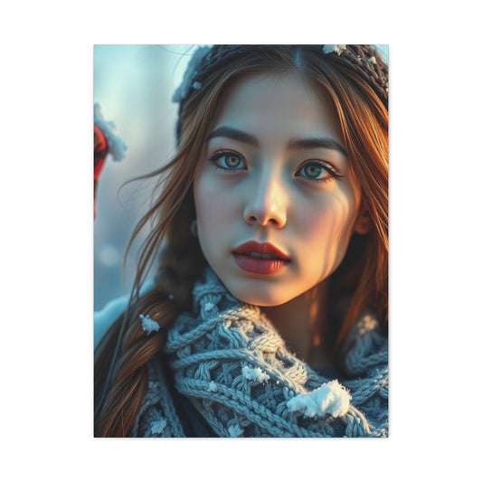 Silent Snowfall Elegance Wall Art & Canvas Print