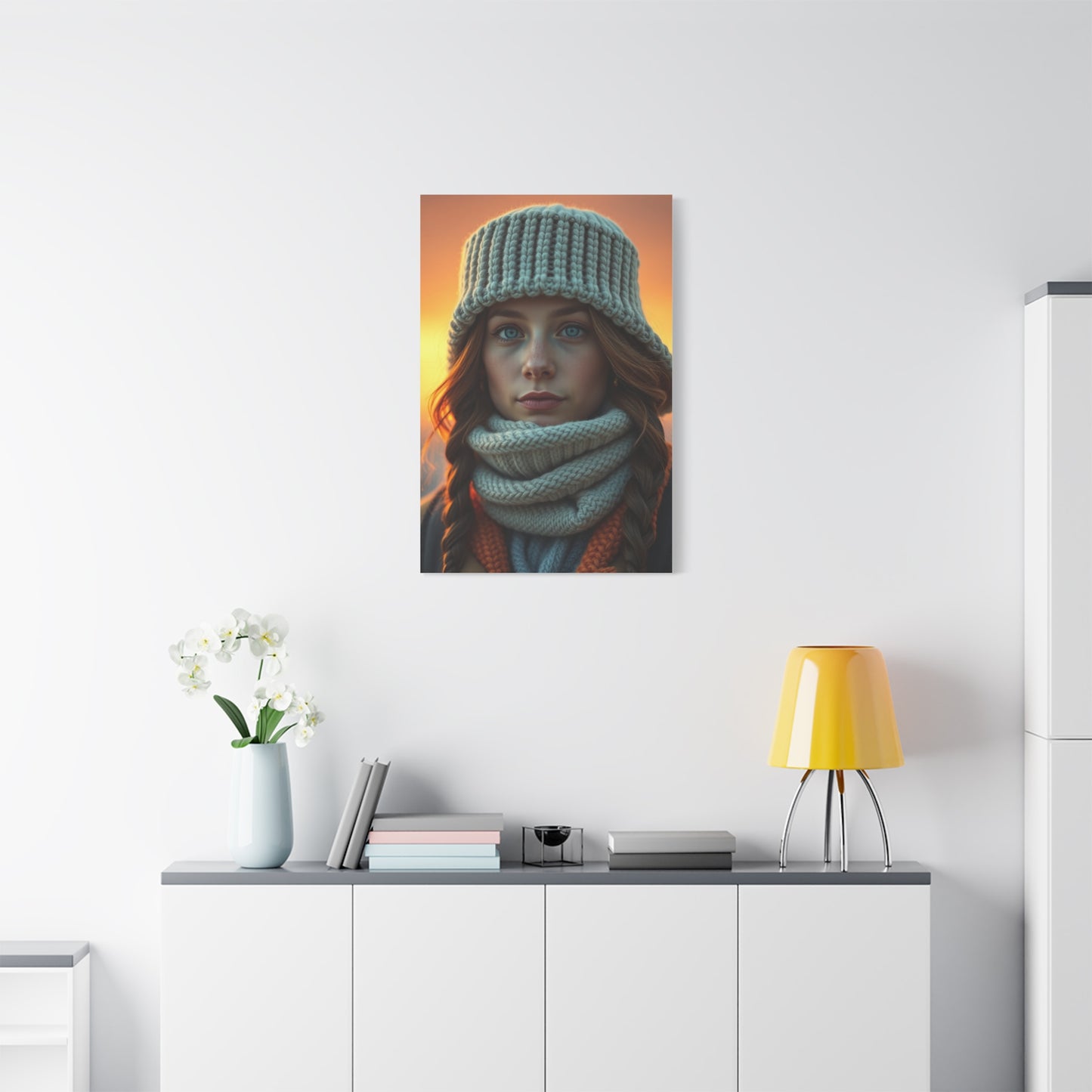 Blazing Aura Canvas Wall Art & Canvas Print