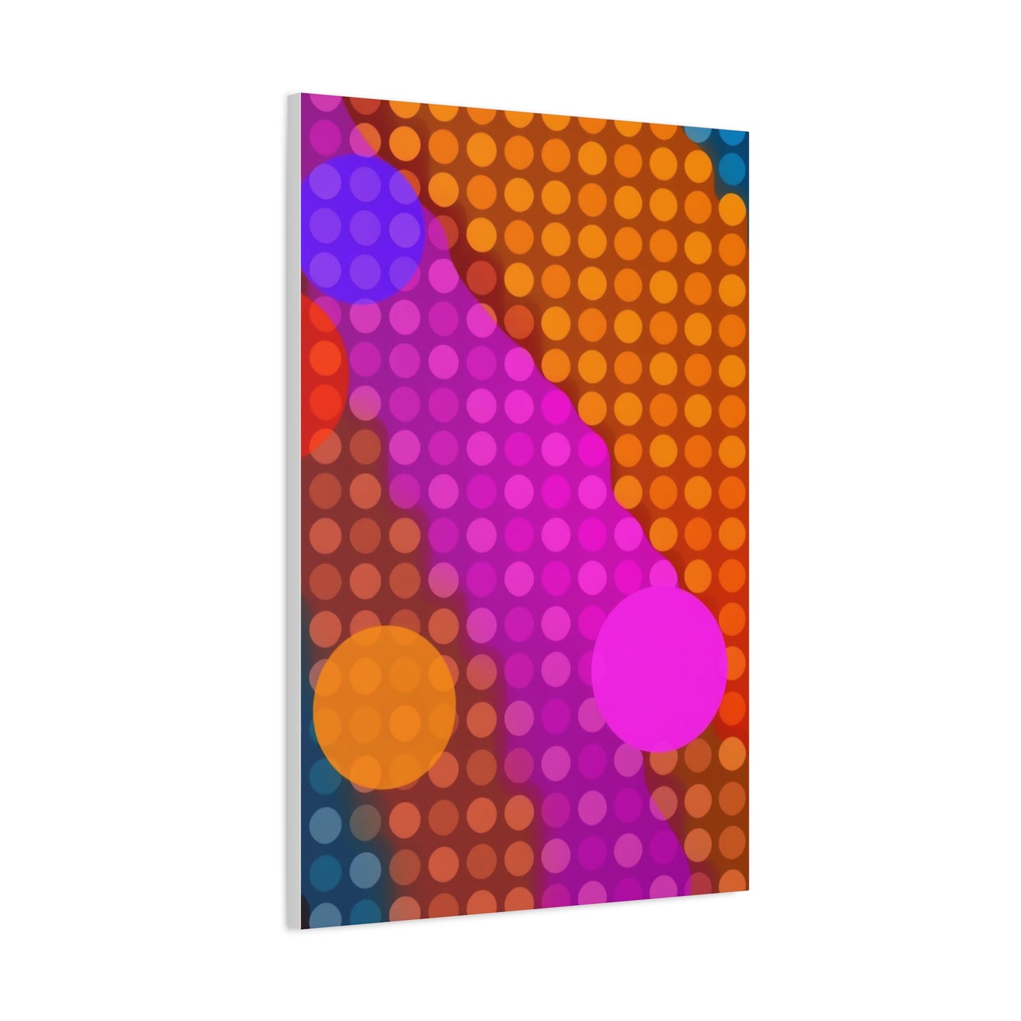 Vision Polka Dot Pattern Art Art Wall Art & Canvas Print