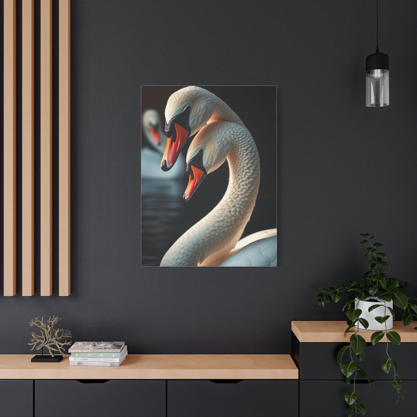 Vision Swan Art Art Wall Art & Canvas Print