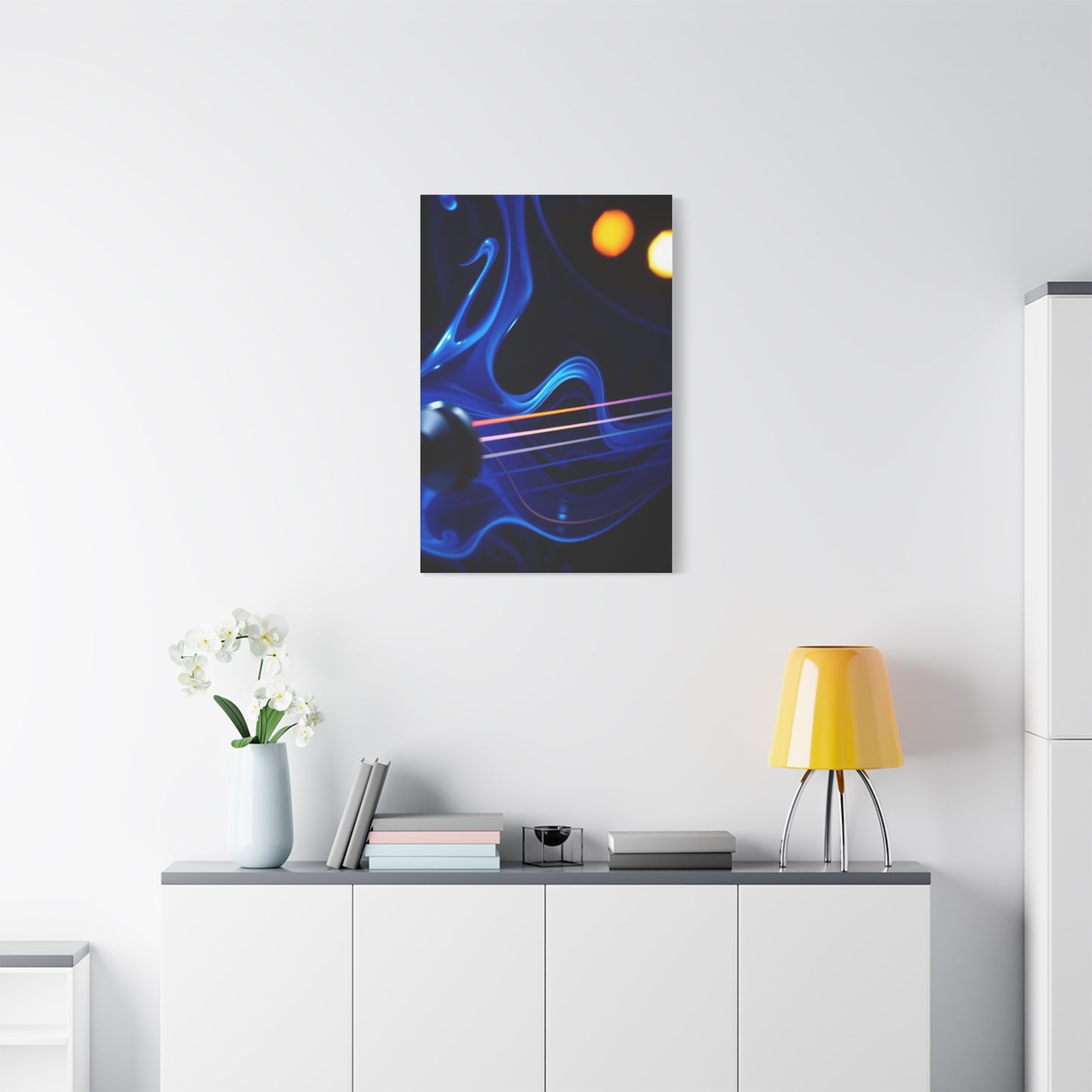 Vision Blue Music Art Art Wall Art & Canvas Print