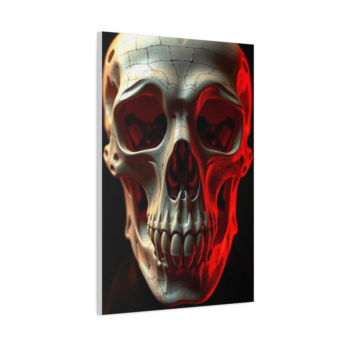 Celestial Cranium Elegance Wall Art & Canvas Print