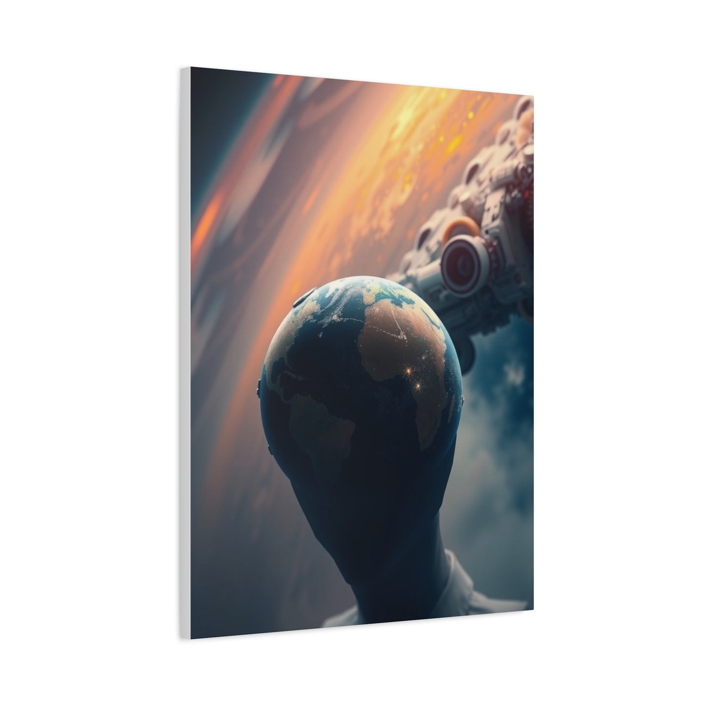 Lunar Radiance Portrait Wall Art & Canvas Print