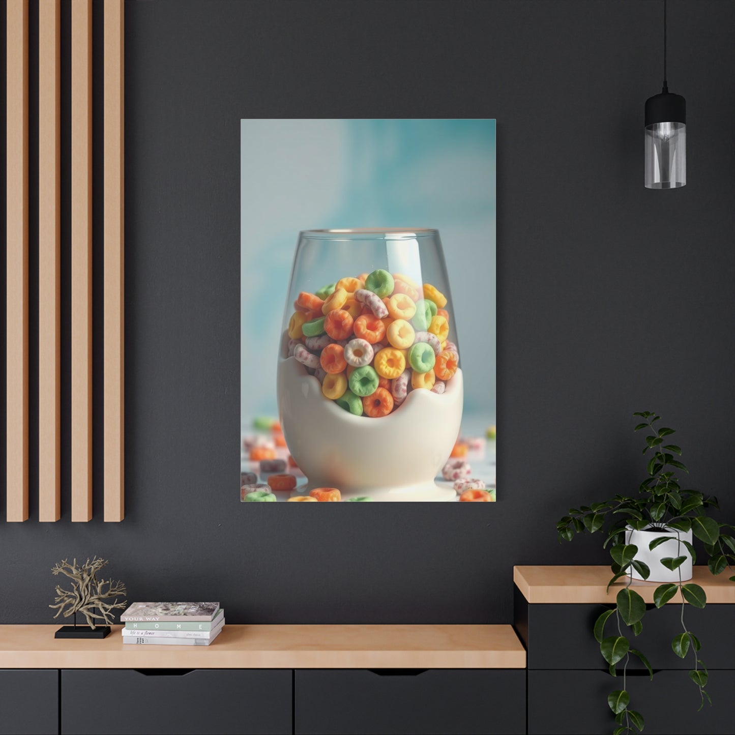 Opulent Cereal Symphony Canvas Wall Art & Canvas Print