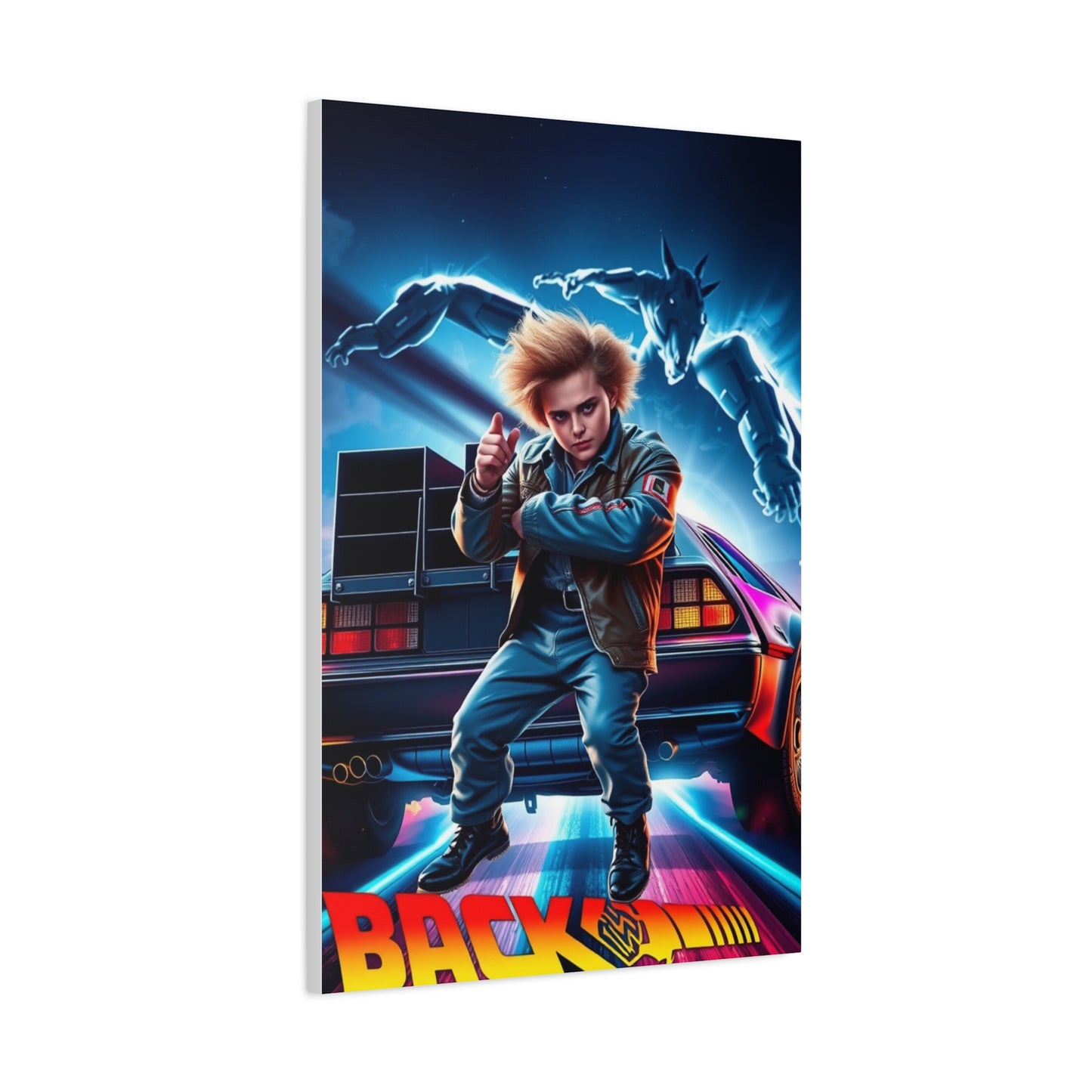 Masterpiece Back to the Future Art Vision Wall Art & Canvas Print