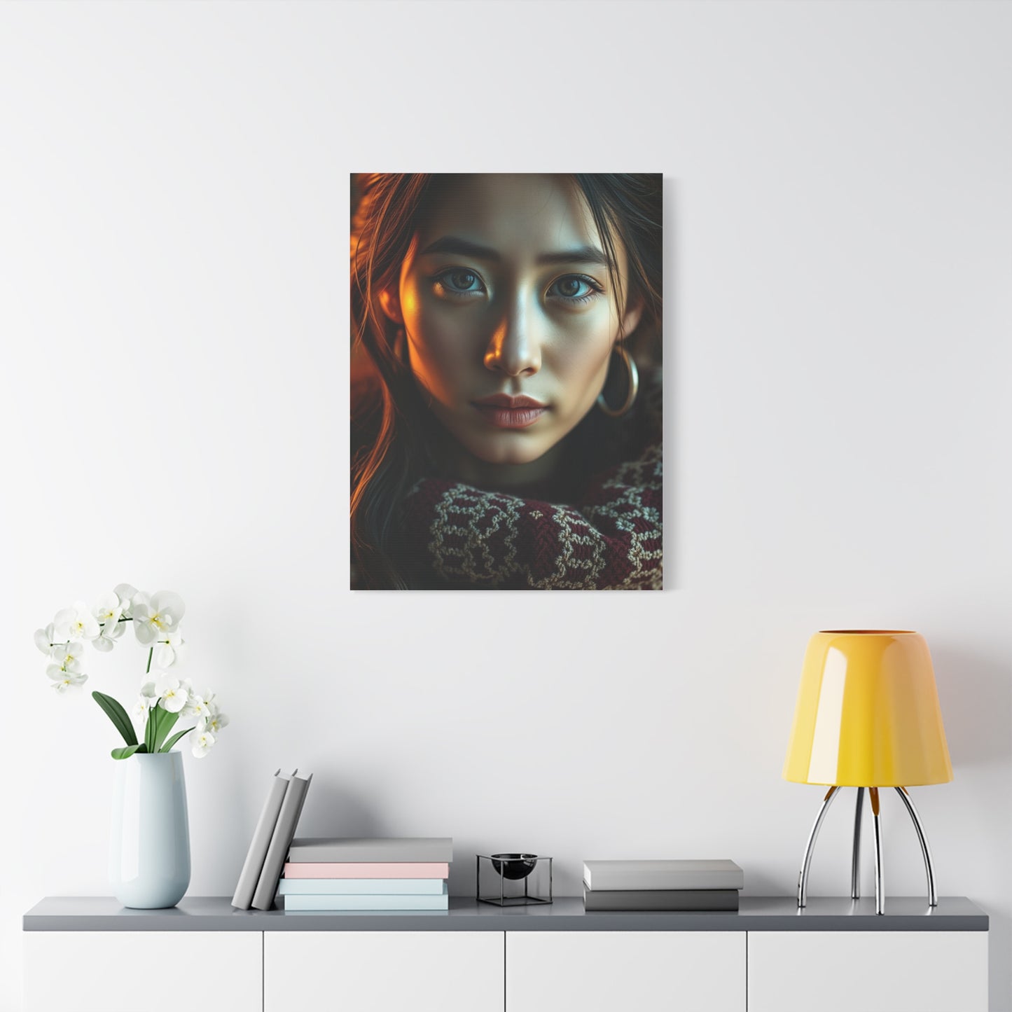 Saffron Brilliance Panel Wall Art & Canvas Print