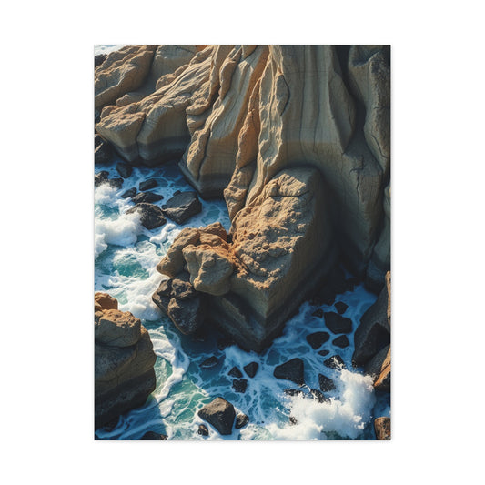 Shoreline Symphony Painting Wall Art & Canvas Print