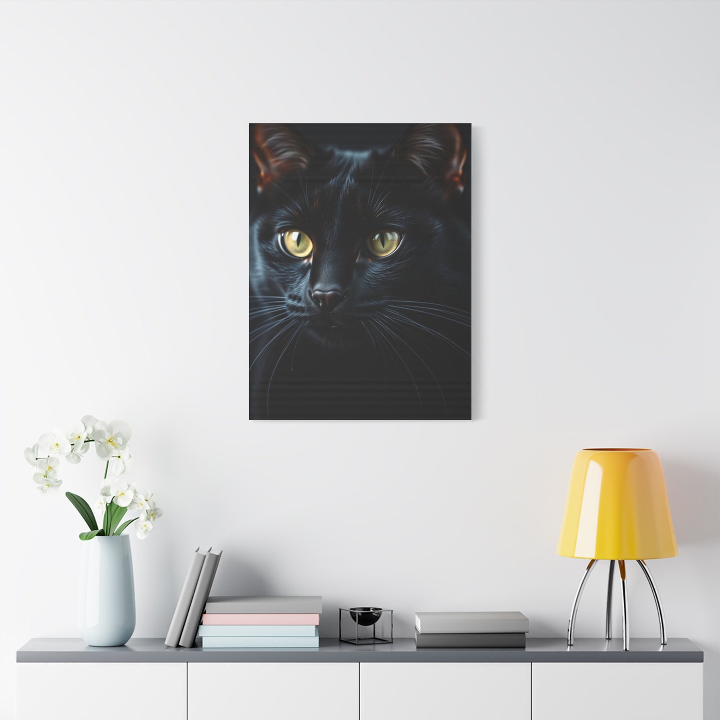 Elite Black Cat Art Vision Wall Art & Canvas Print