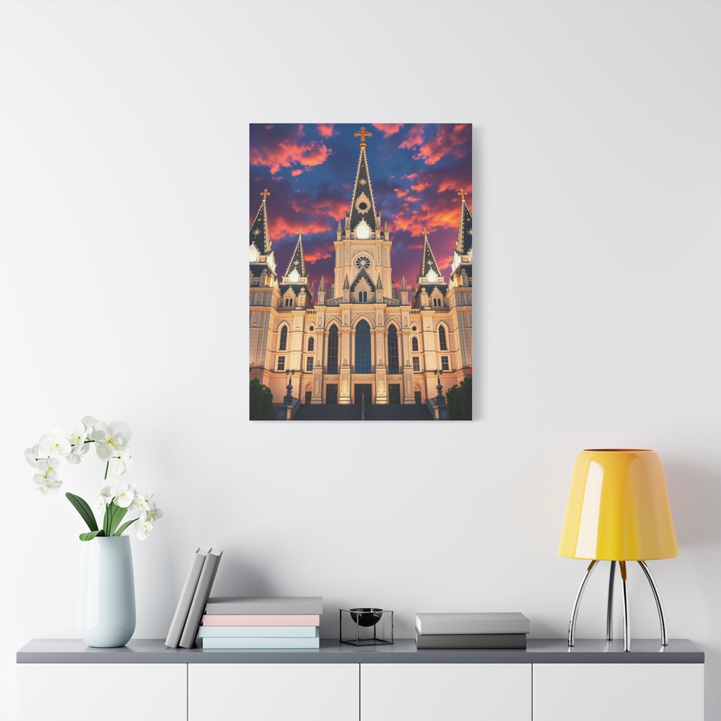 The LDS Temple Art Luxury Canvas Wall Art & Canvas Print