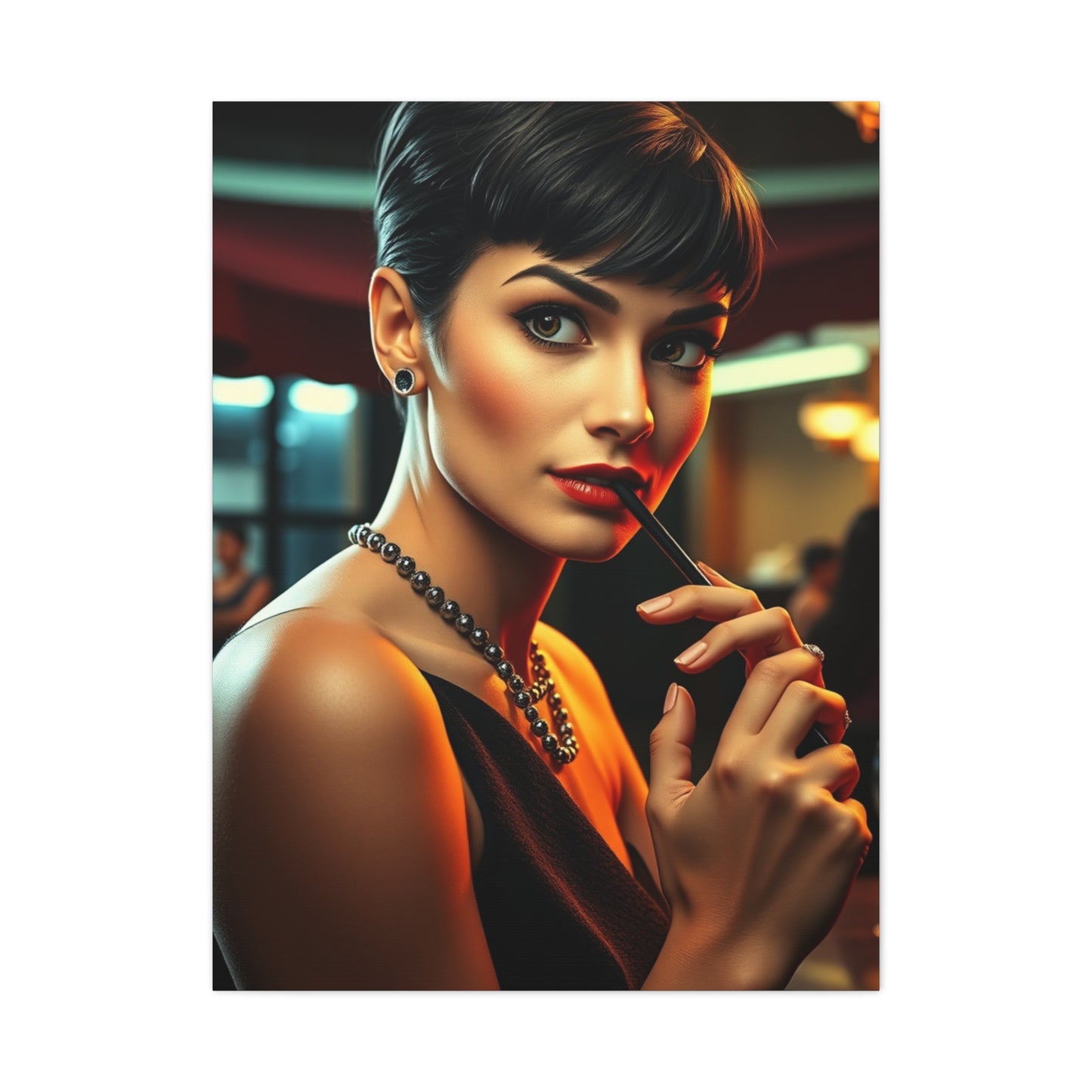 Masterpiece Breakfast At Tiffany’s Characters Art Vision Wall Art & Canvas Print