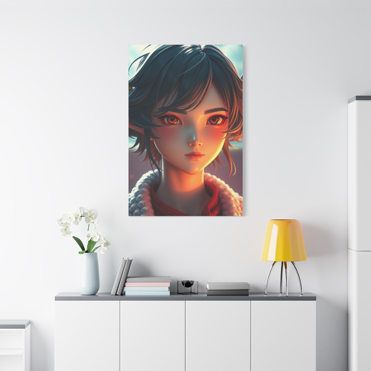 Radiant Pixel Pictorial Wall Art & Canvas Print