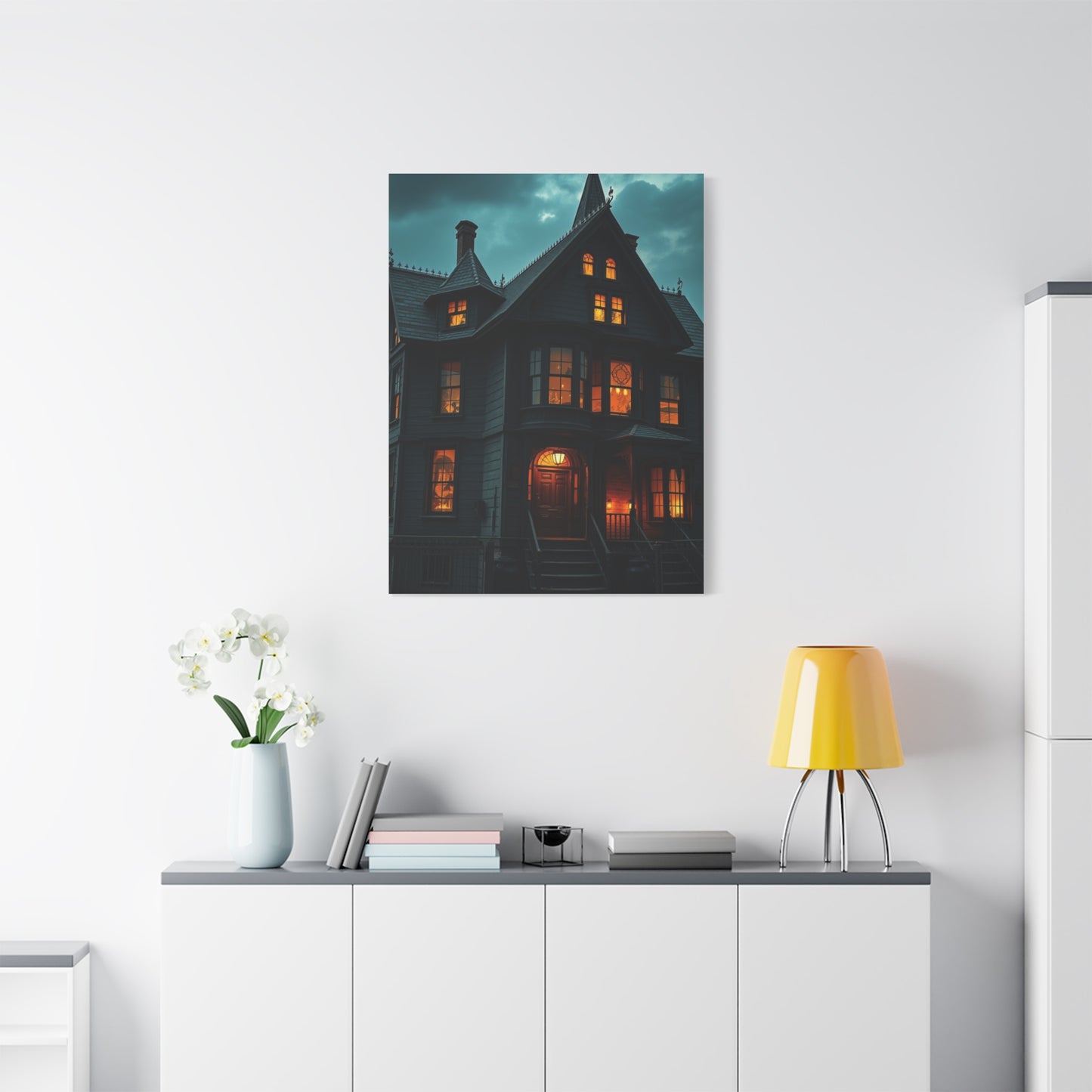 Vision Haunted House Art Art Wall Art & Canvas Print