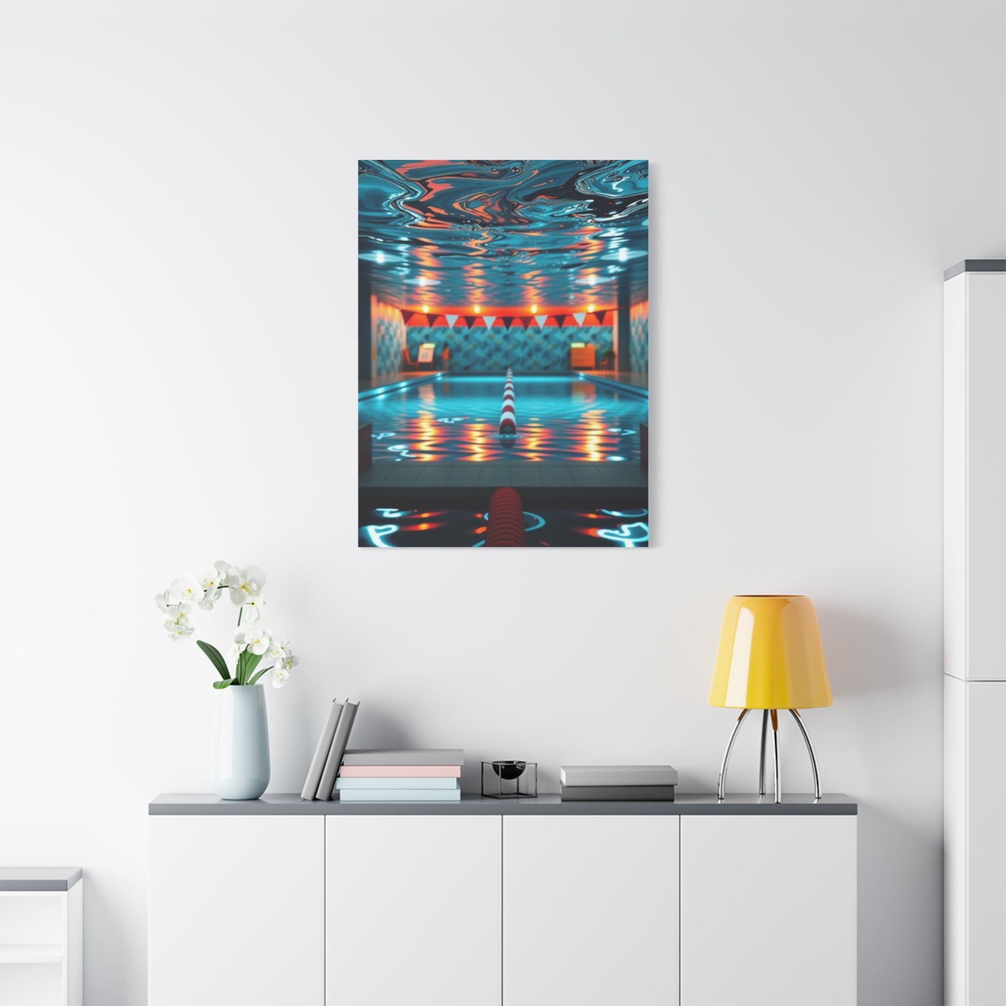 Swimming Pool Art Luxury Canvas Wall Art & Canvas Print