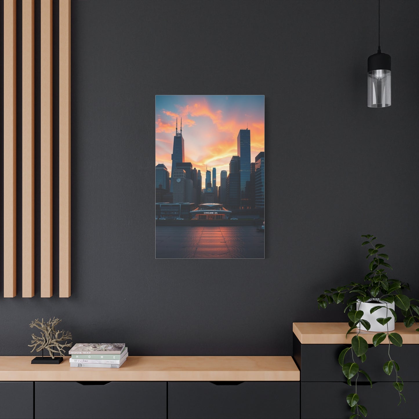 Vision Chicago Skylines Art Art Wall Art & Canvas Print