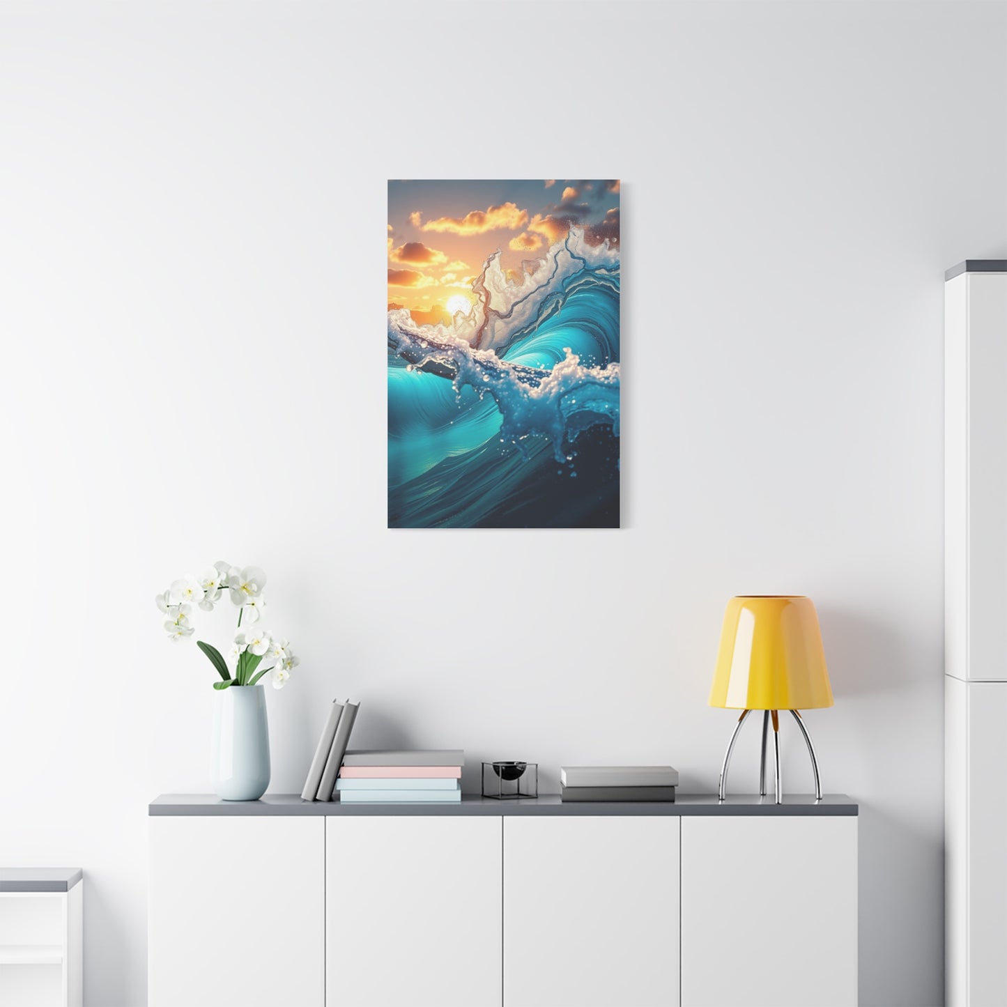 Tidal Elegance Artistry Wall Art & Canvas Print