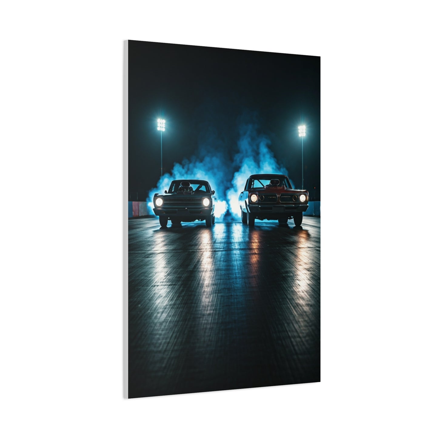 Twin Blower Launch Camaro vs Firebird Wall Art & Canvas Prints