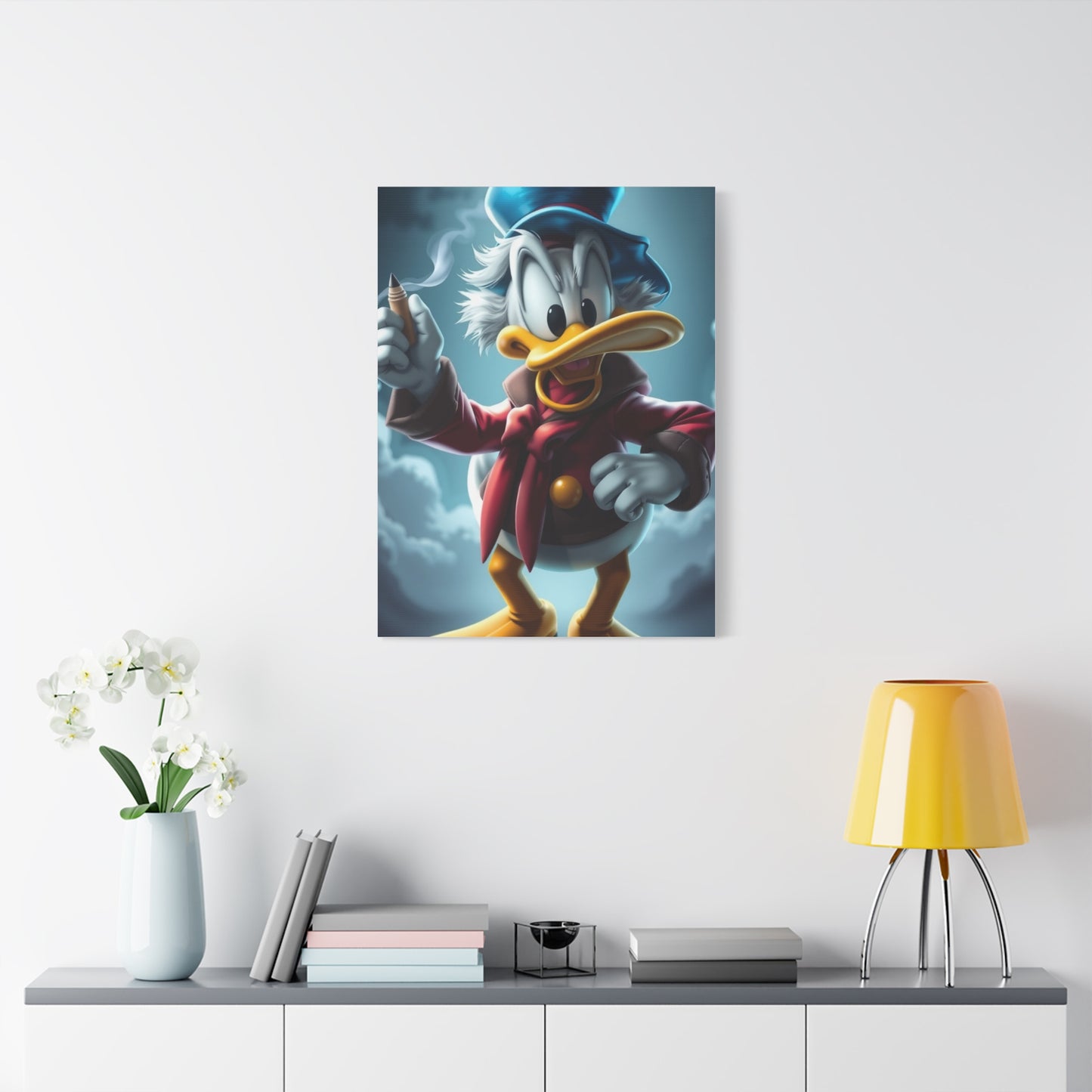 Sumptuous Feathers Canvas Wall Art & Canvas Print