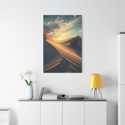 Masterpiece Coastal Sand Dunes Art Vision Wall Art & Canvas Print