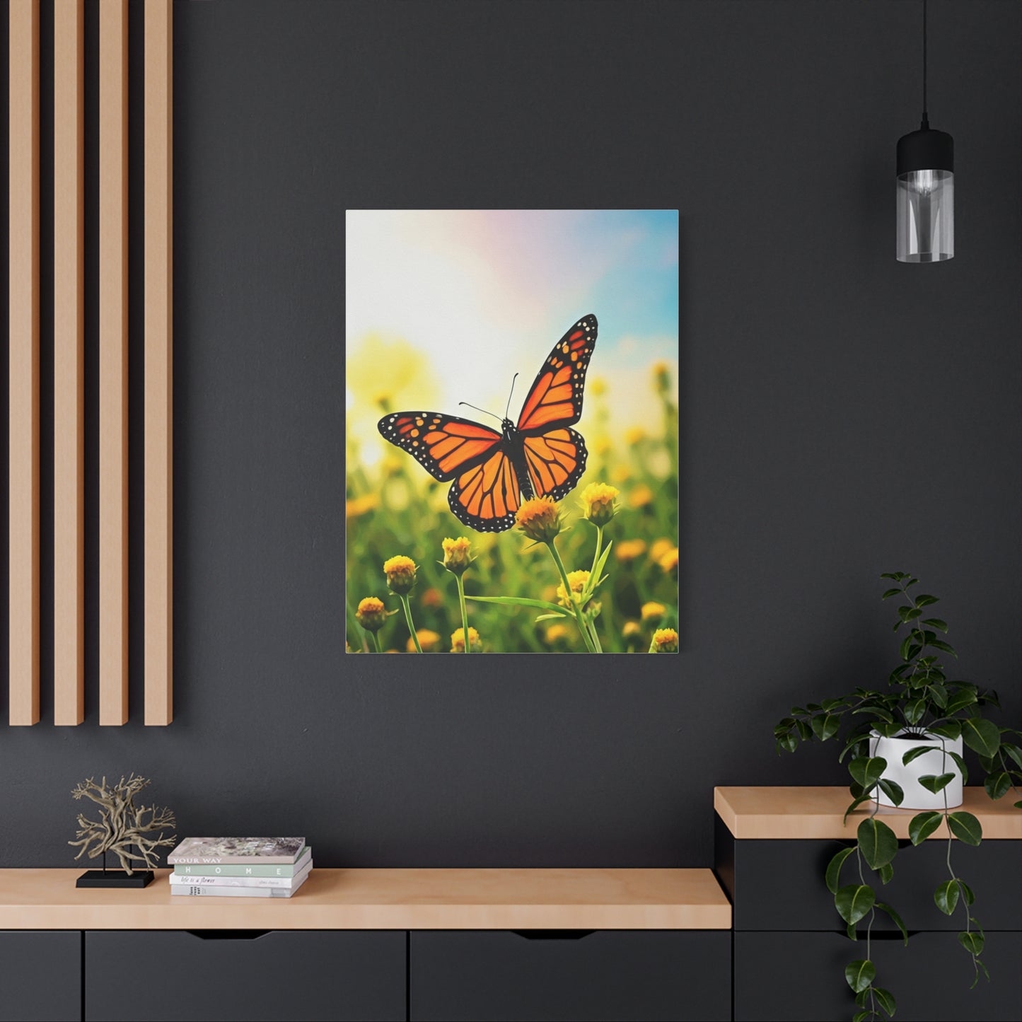 Monarch Butterfly Meadow Flight Wall Art & Canvas Prints