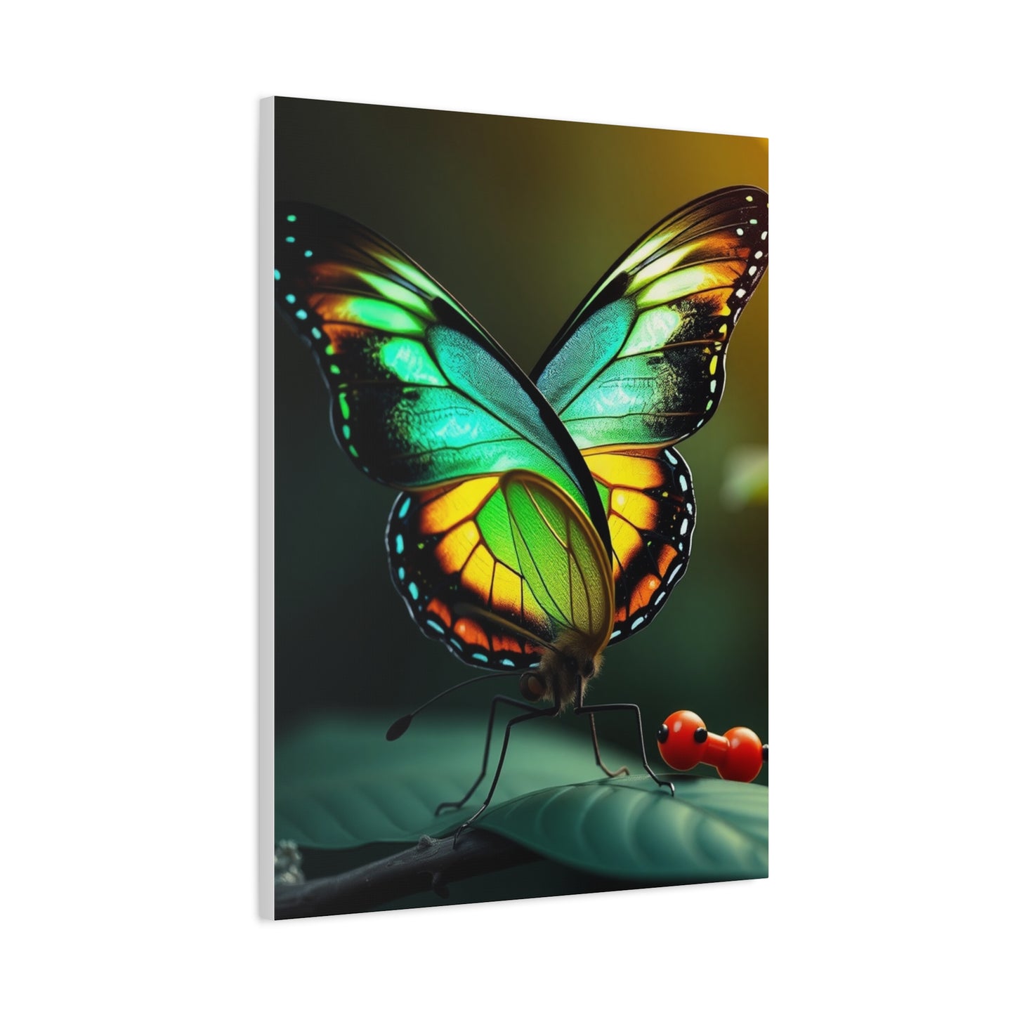 Ornate Winged Harmony Wall Art & Canvas Print