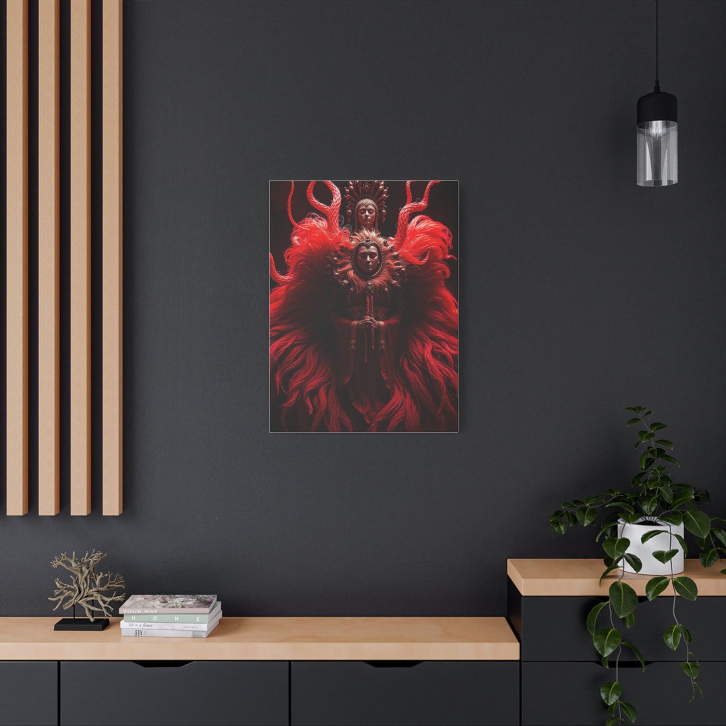 Sanguine Splendor Piece Wall Art & Canvas Print