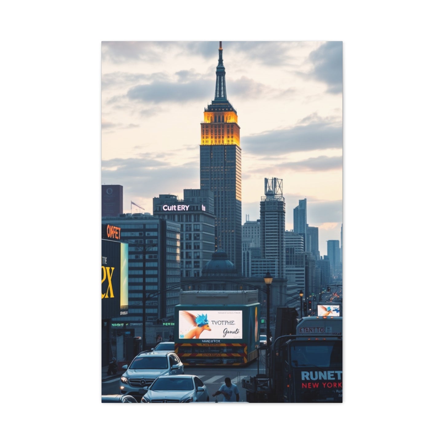 Cityscape Opulence Art Wall Art & Canvas Print