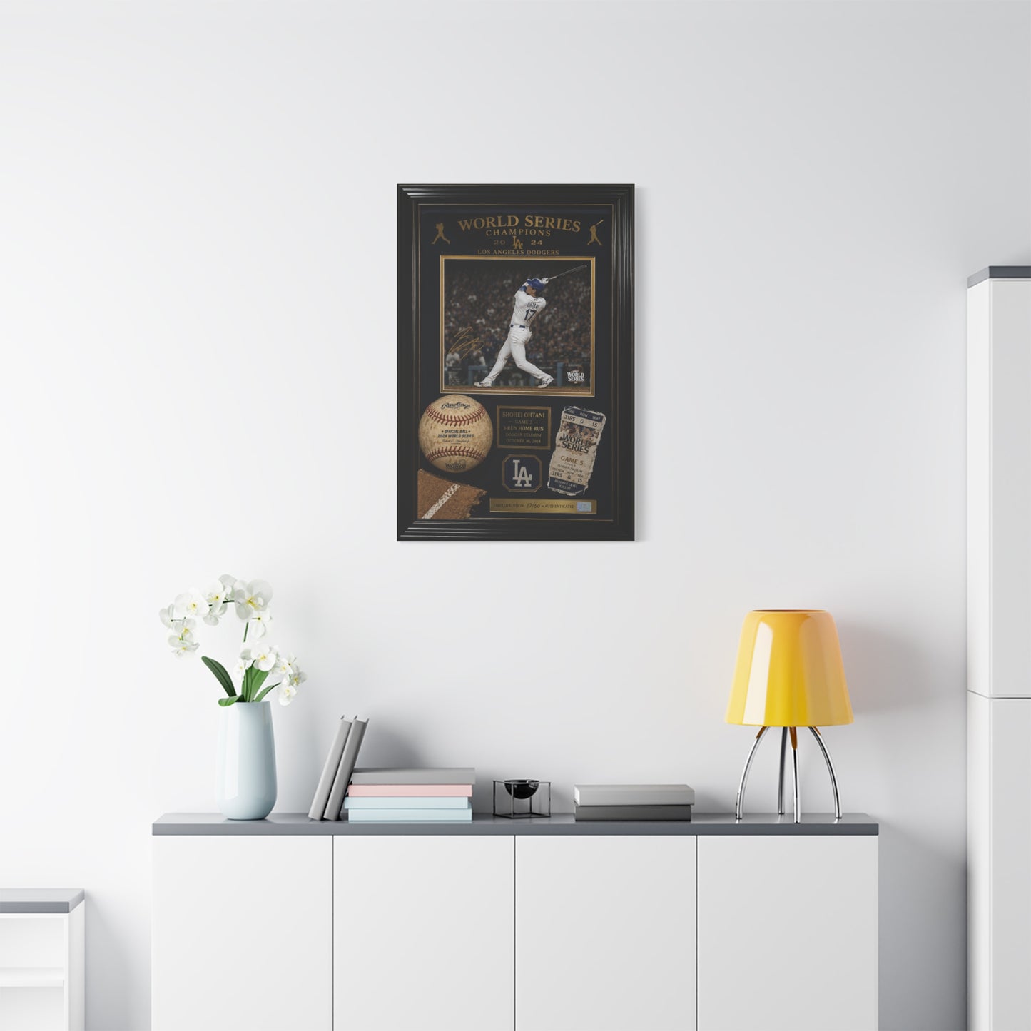 Shohei Ohtani World Series Memorabilia Sports Wall Art & Canvas Print