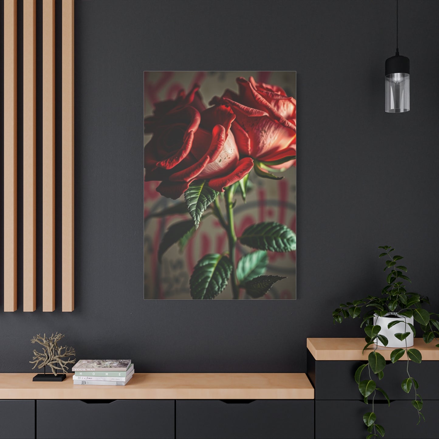 Majestic Rose Muralscape Wall Art & Canvas Print