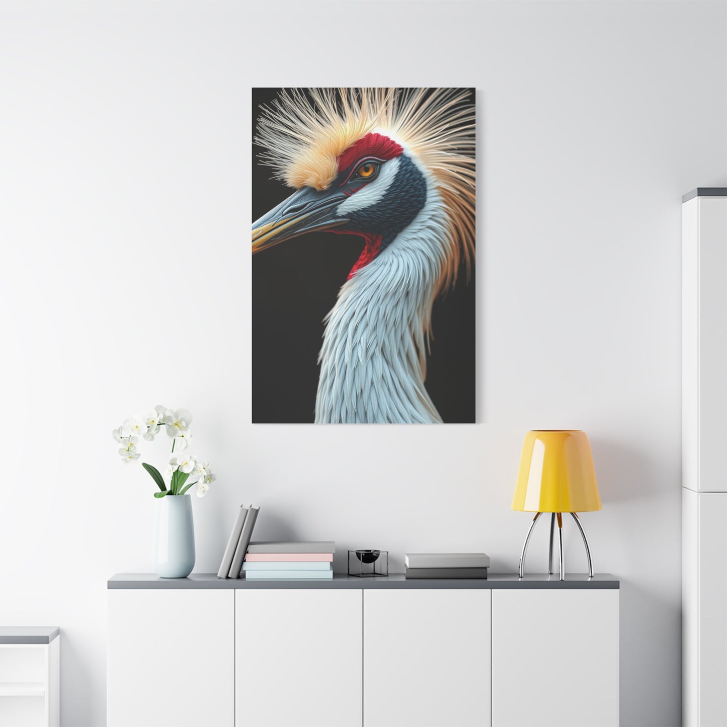 Supreme Crane Bird Art Collection Wall Art & Canvas Print