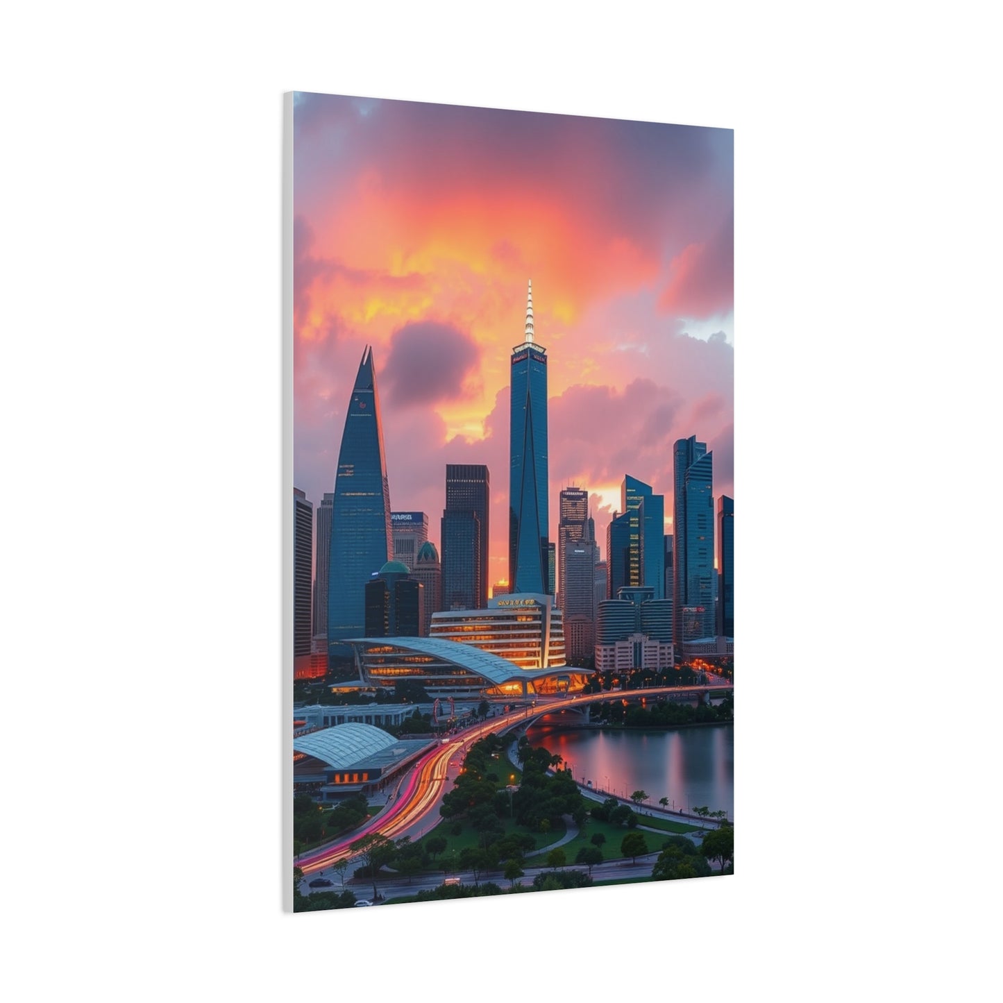 Supreme Houston Skylines Art Collection Wall Art & Canvas Print