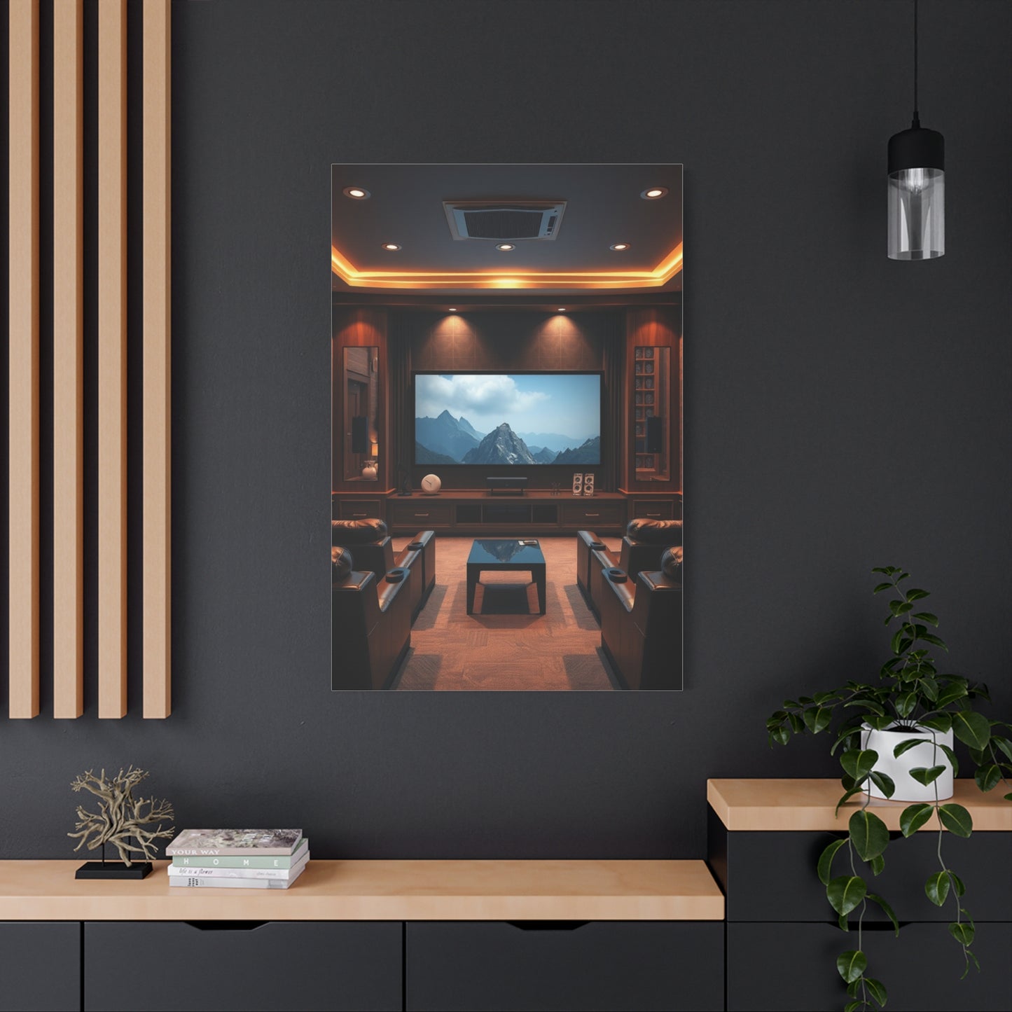 Refined Cinematic Tableau Wall Art & Canvas Print