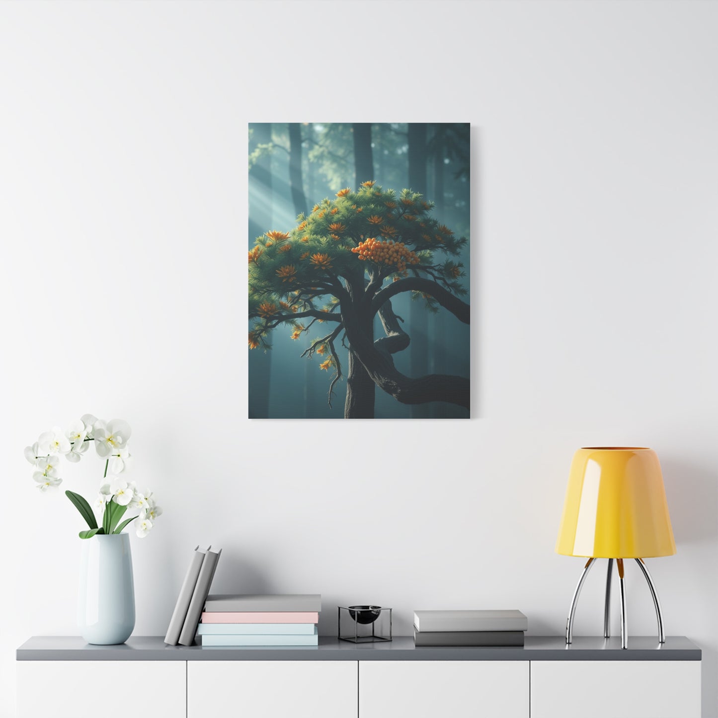 Rustic Grandeur Painting Wall Art & Canvas Print