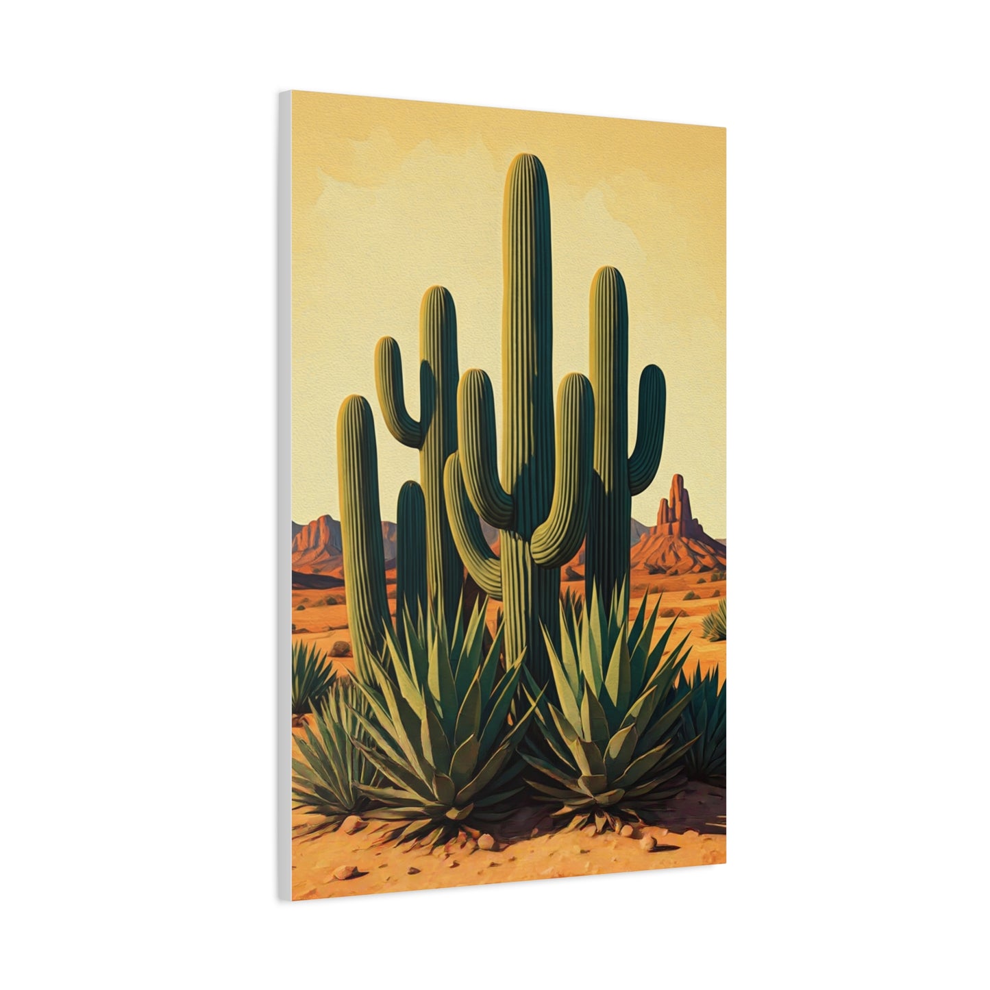 Southwestern Desert Cactus Garden Wall Art & Canvas Prints