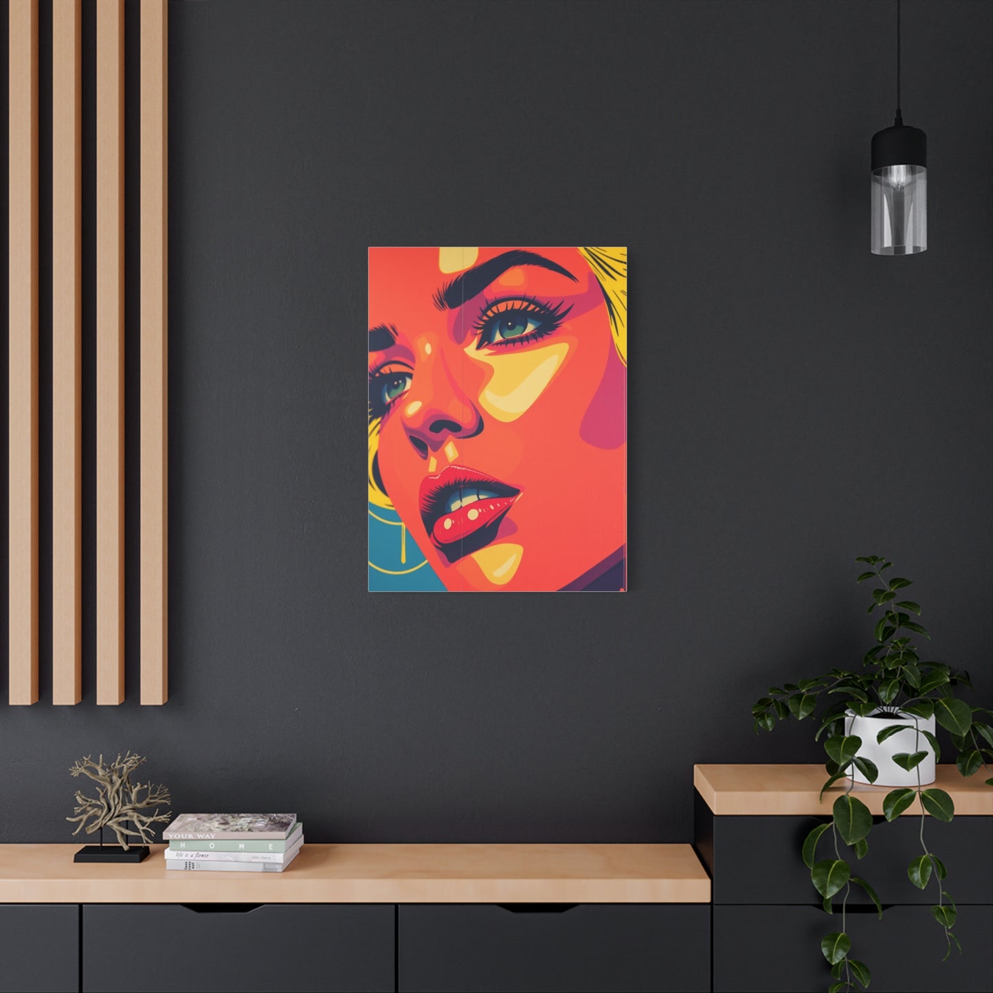 Vivid Pop Impression Wall Art & Canvas Print