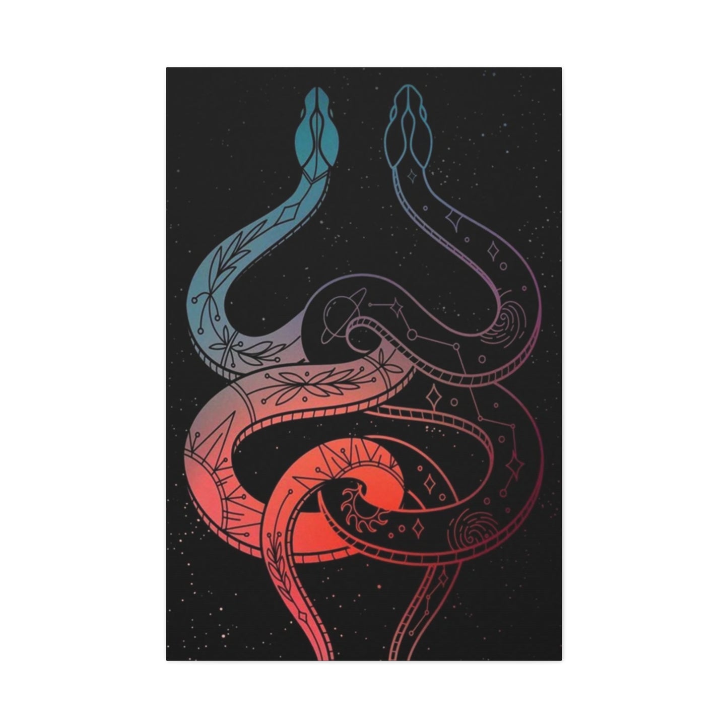 Two Snakes Poster Wall Art & Canvas Prints