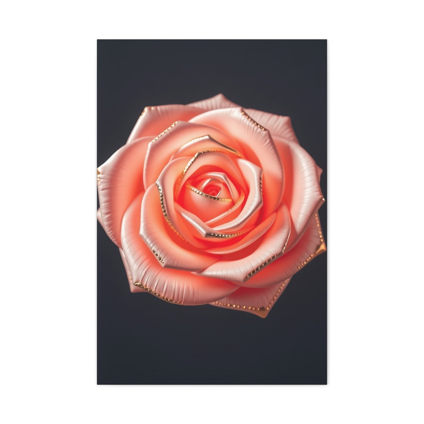 Opulent Rosé Hue Canvas