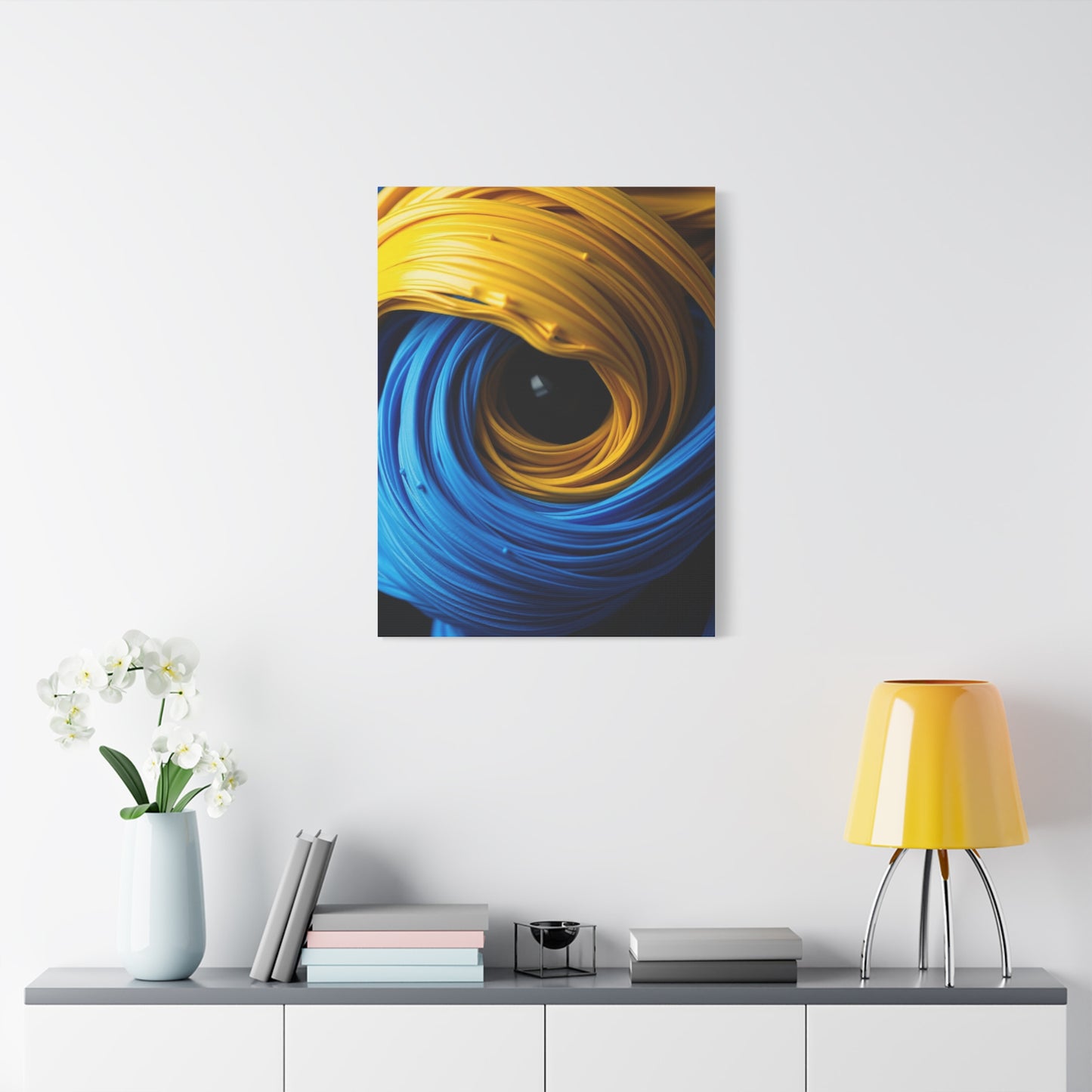 Elite Blue & Yellow Art Vision Wall Art & Canvas Print
